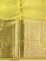 Pastal green and Pink Pure Kanchipuram Silk saree - PPURE72