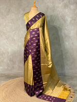 Gold Tissue Banarasi silk saree- AISH4 IH