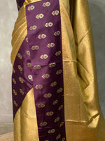 Gold Tissue Banarasi silk saree- AISH4 IH
