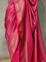 Rani Pink Semi katan silksaree - AISHSK1