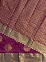 Maroonish Burgendy silksaree - PIH5B