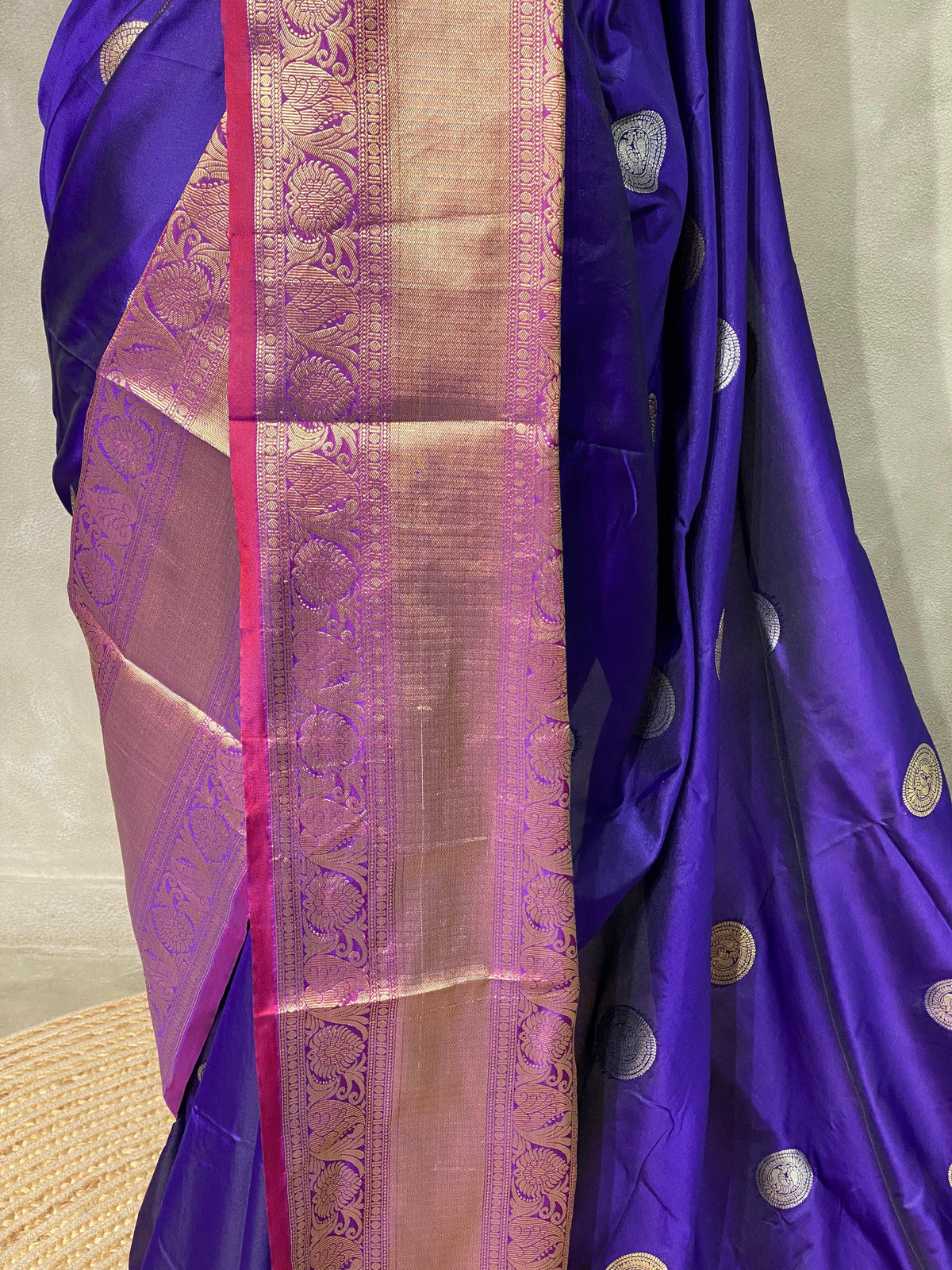 Royal Blue Banarasi saree -BSP3A