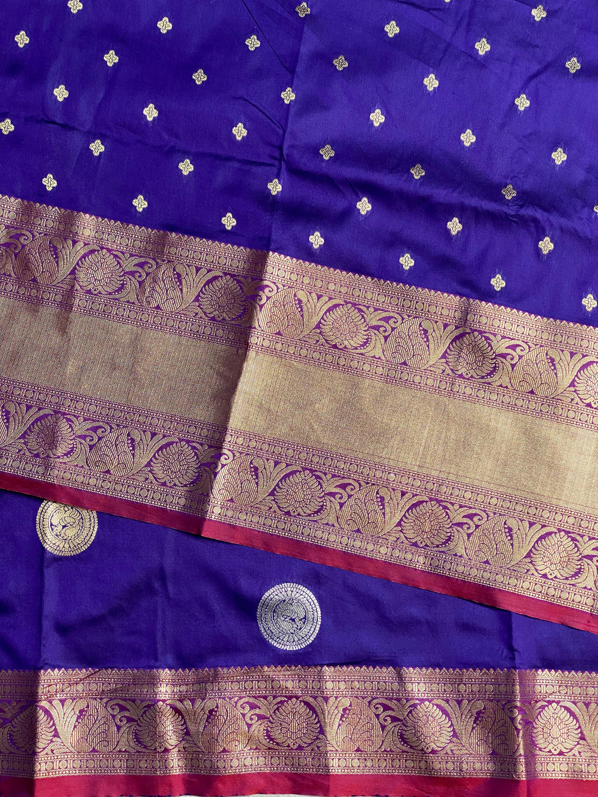 Royal Blue Banarasi saree -BSP3A