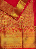 Red kanchipuram silk saree- PSSR198