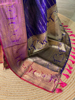 Blue Banarasi saree -BSP3H