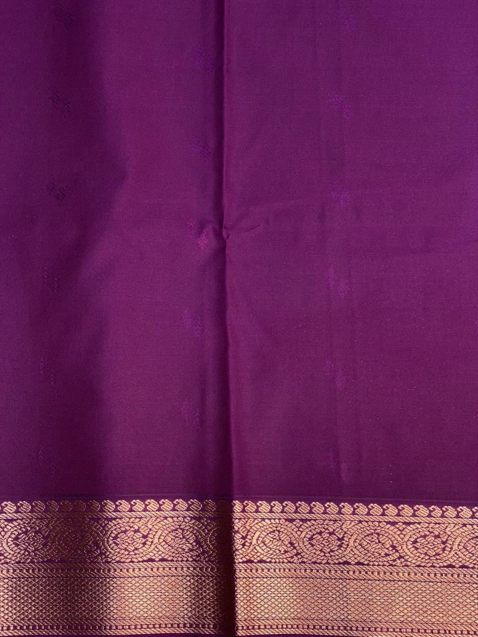 Magenta and Purple kanchipuram silk saree- PSSR200