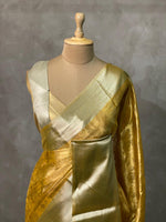 Gold tissue banarasi saree -MPSG