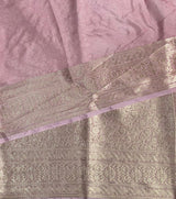 pastal pink brocade banarasi saree -MPSB1