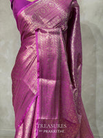 purple brocade banarasi saree -MPSB2