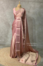 Pink brocade banarasi saree -MPSB7
