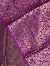 Magenta Banarasi crush Tissue silk saree - MPS33F