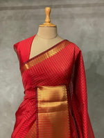 Red banarasi silksaree - AISHCK6-IH