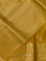 Yellow banarasi silk saree - PIH32A