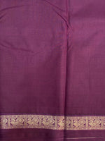 Magenta and Deep purple kanchipuram silk saree- PSSR234