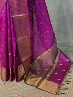 Magenta banarasi silksaree - AISHCK9C