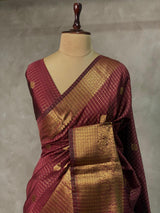 Light Brown banarasi silksaree - AISHCK9E