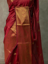 Maroon banarasi silksaree - AISHCK9H