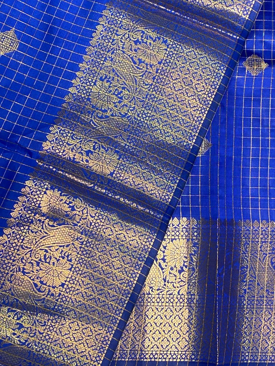 Blue Green banarasi silksaree - AISHCK9K