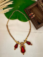 Traditional palakka Necklace- JW2B