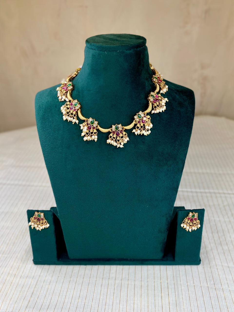 Lotus necklace -JW36A