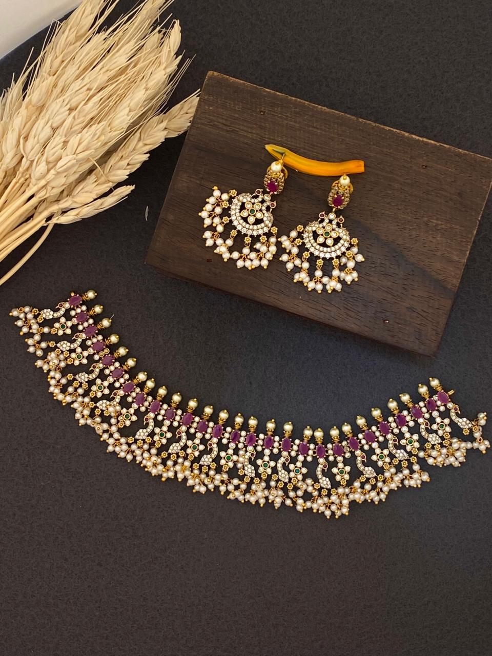 Elegantlakshmi necklace - JW85A