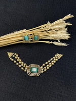 Premium Pearl and stone Choker- JN24