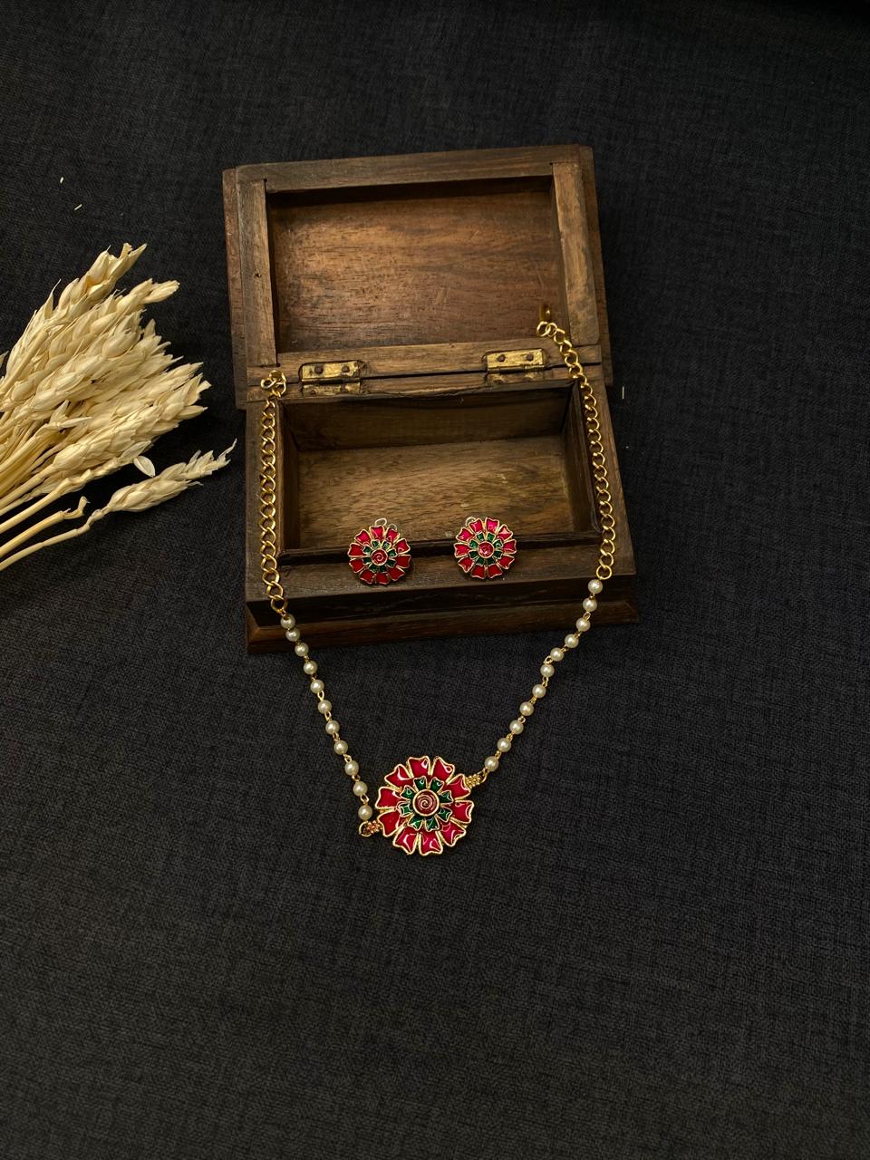 Elegant pearl necklace - JW103B