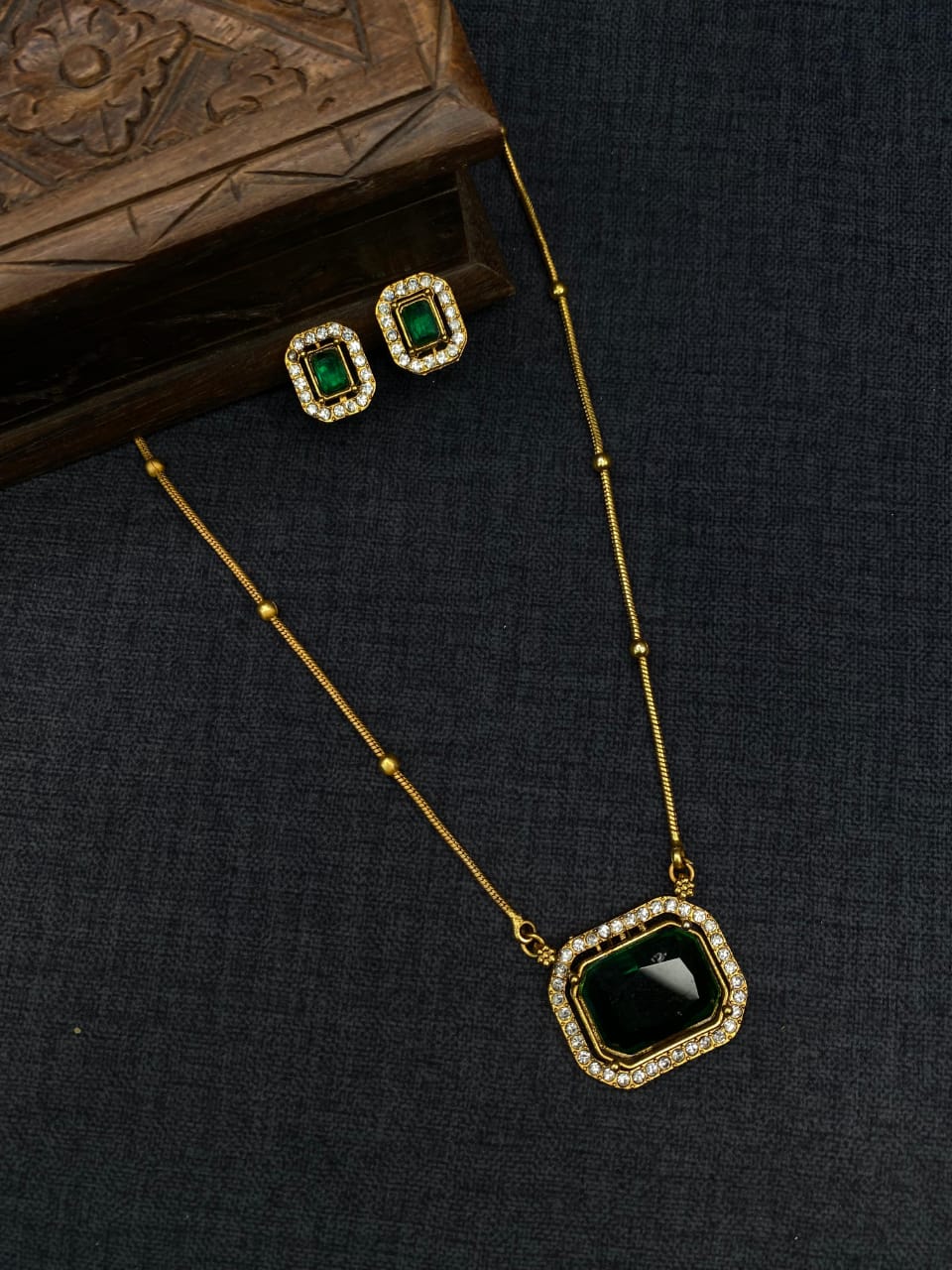 Stone Pendant chain - JW141D