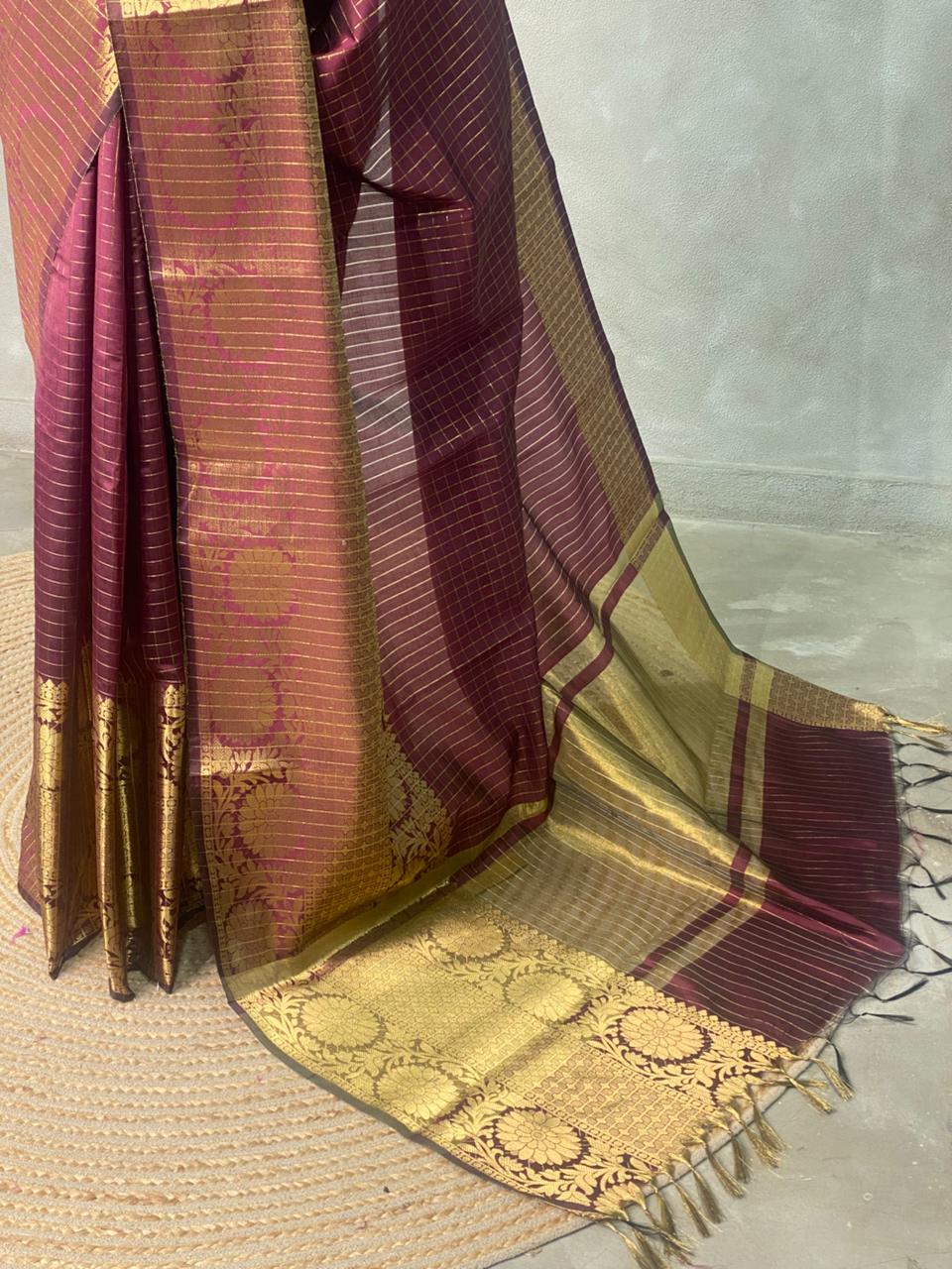Semi Banarasi saree - LZ9F