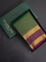 Green and Purple kanchipuram silk saree- PSSR254