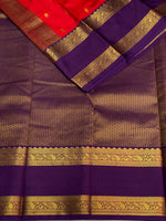 Red and Purple kanchipuram silk saree- PSSR280