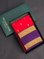 Red and Purple kanchipuram silk saree- PSSR280