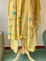 Yellow Pure mul chanderi salwar set -SMUL47- SIZE44