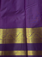 Orange and Purple kanchipuram silk saree- PSSR291