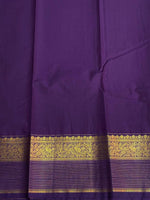 Yellow and purple kanchipuram silk saree- PSSR285