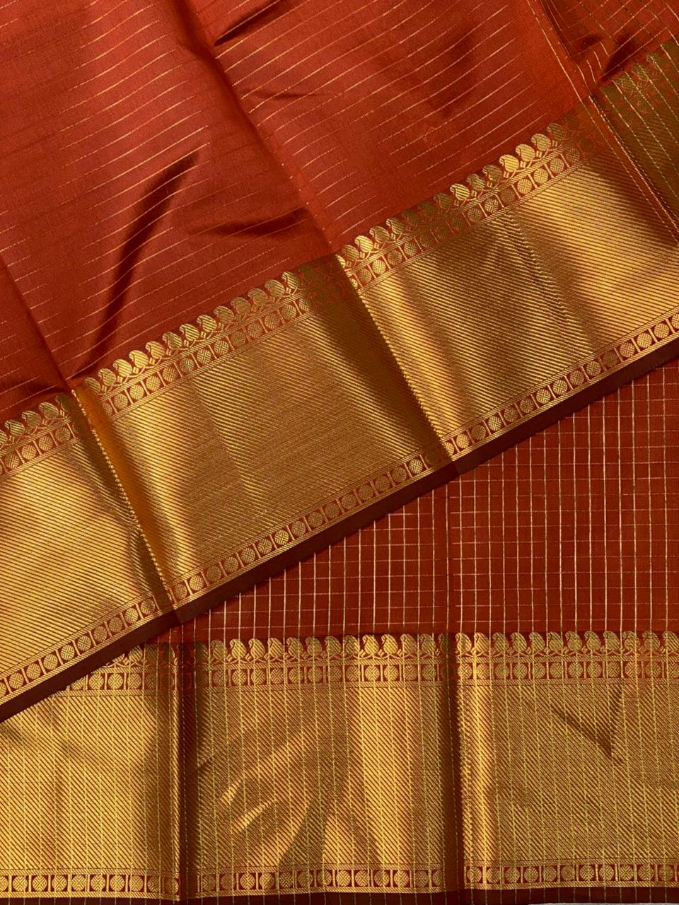 Brown banarasi silksaree - RUK2