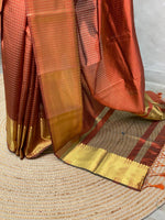 Brown banarasi silksaree - RUK2