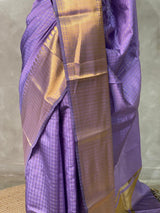 Lavender banarasi silksaree - RUK2D1