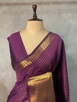 Wine banarasi silksaree - RUK2F