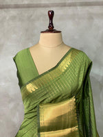 Green banarasi silksaree - RUK2H-IH