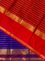 Blue semi Banarasi silk saree -PIH45