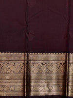 Pink and Brown kanchipuram silk saree- PSSR291