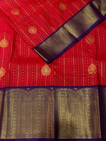 Red and Purple kanchipuram silk saree- PSSR246