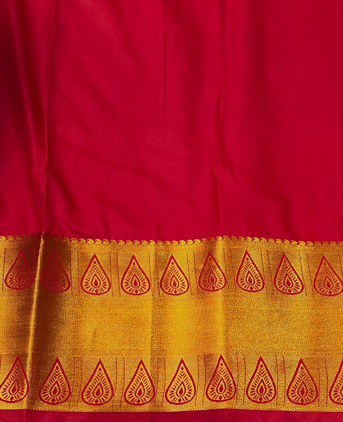 Red Bridal kanchipuram silk saree- PBRIDE7