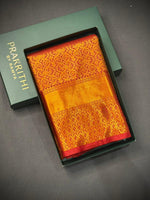maroon Bridal kanchipuram silk saree- PBRIDE9