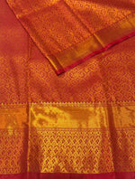 maroon Bridal kanchipuram silk saree- PBRIDE9
