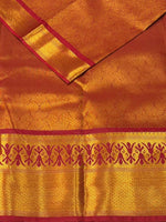 Maroon Bridal kanchipuram silk saree- PBRIDE15