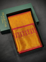 Maroon Bridal kanchipuram silk saree- PBRIDE15