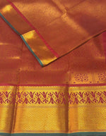 Maroon Bridal kanchipuram silk saree- PBRIDE19