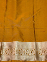 Blue and Yellow Bridal kanchipuram silk saree- PBRIDE23